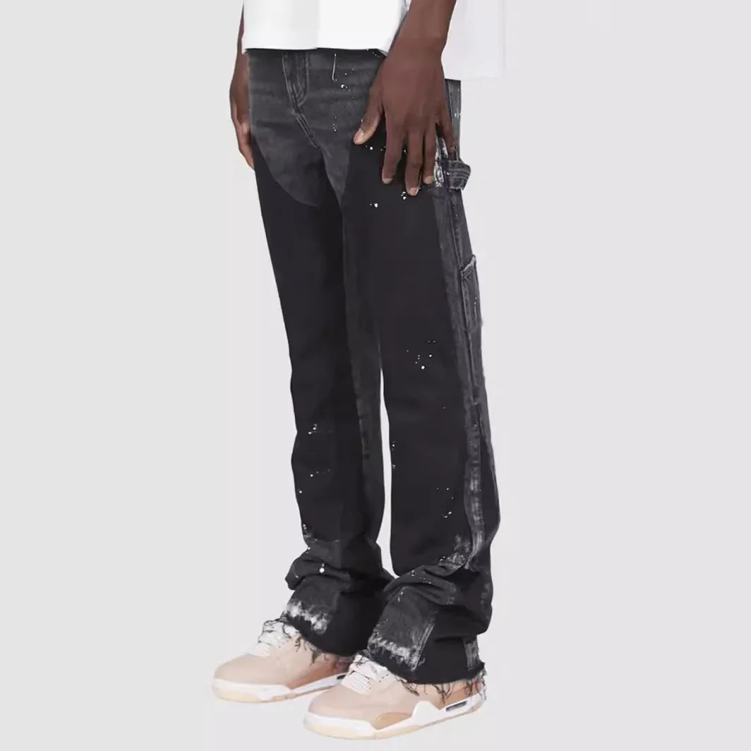 Men's Flared Denim Jeans for Casual Everyday Wear
