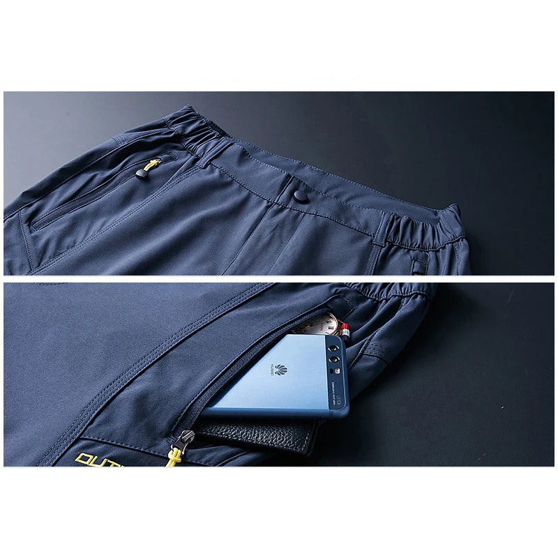 Outdoor Hooded Jacket and Trouser Clothing Set with Style Options