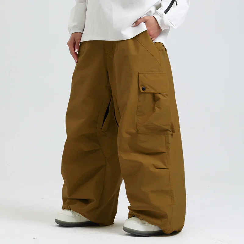 Full Length Loose Fit Ski and Snowboard Winter Pants