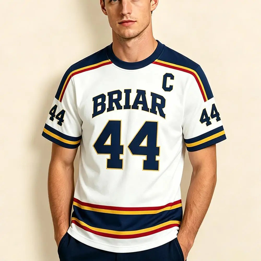 Briar University Number Graphic Short Sleeve T-shirt For Sports Outfits