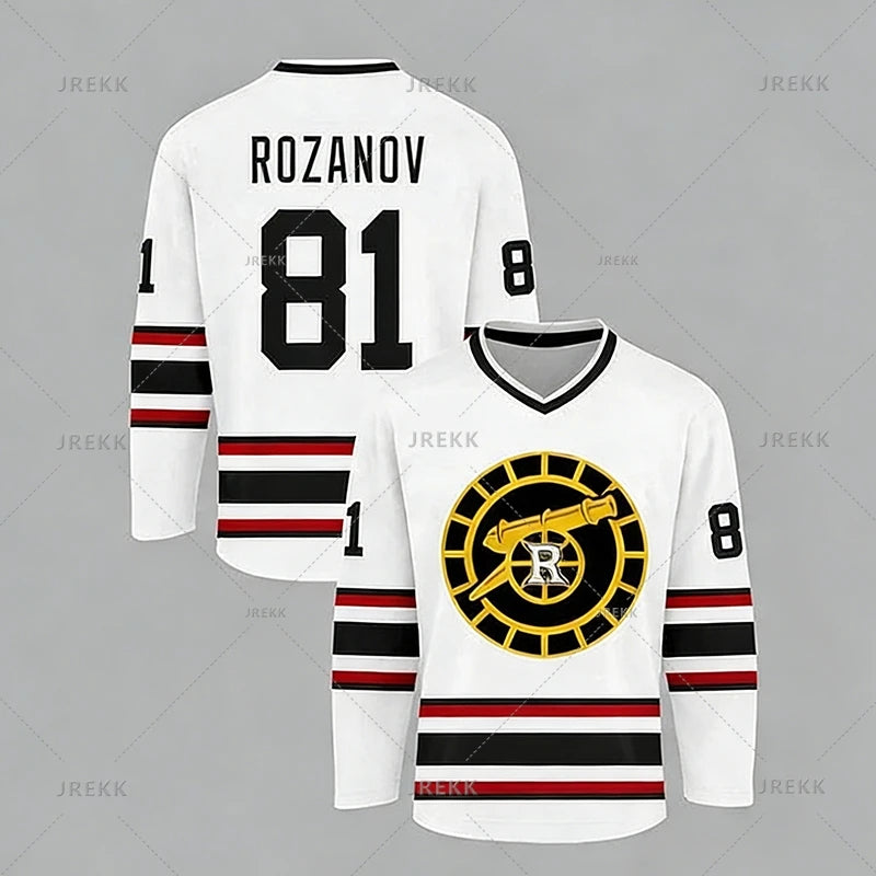 Rivalry Player Number Graphic Long Sleeve Jersey For Sports Outfits