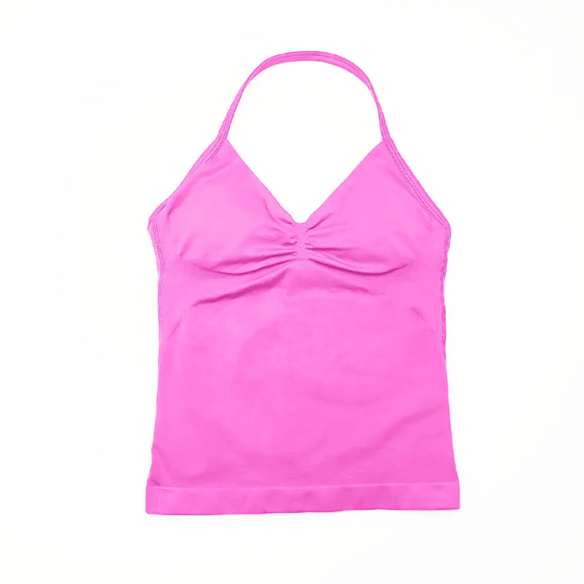 Women's Halter Strap Longline Sports Tank Top For Workout Outfits