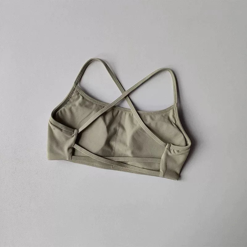 Women's Multi Strap Cross Back Sports Bra For Workout Outfits