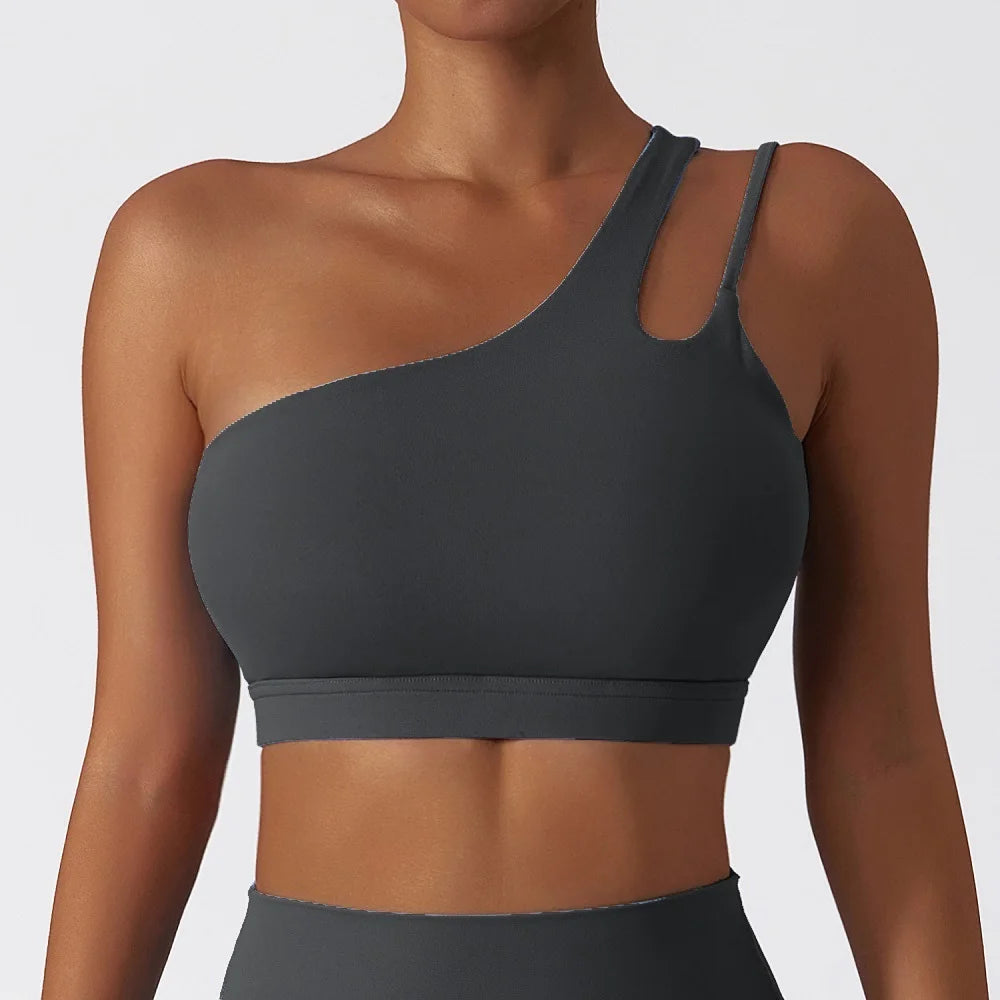 Women's One-Shoulder Sports Bra