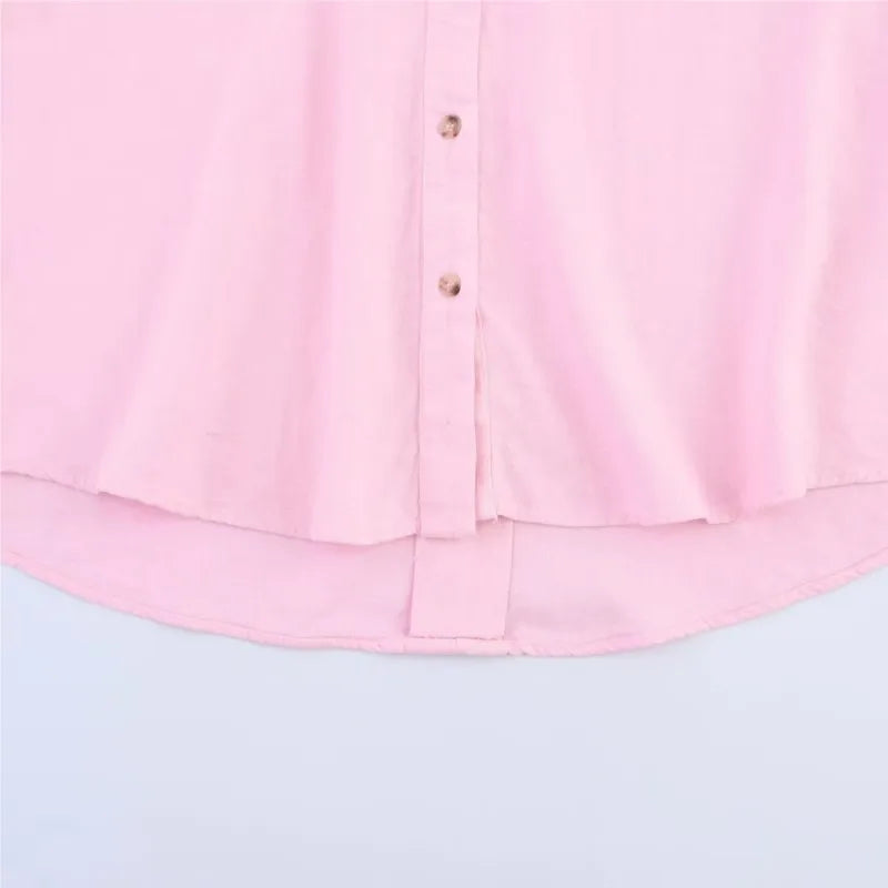 Women's Wide Sleeve Relaxed Button Front Shirt