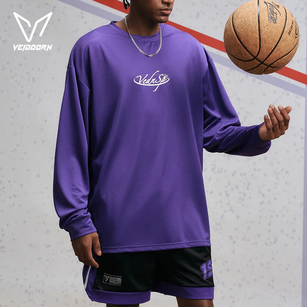 Crew Neck Long Sleeve Running Sports T Shirt Top