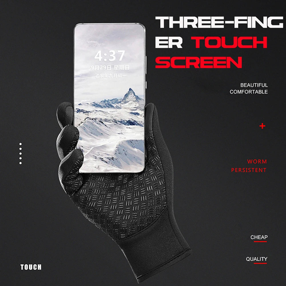 Full Finger Outdoor Gloves with Shaped Wrist Cuffs