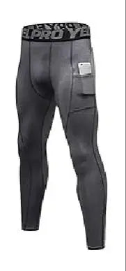 Men's Pocket Training Leggings for Gym and Running