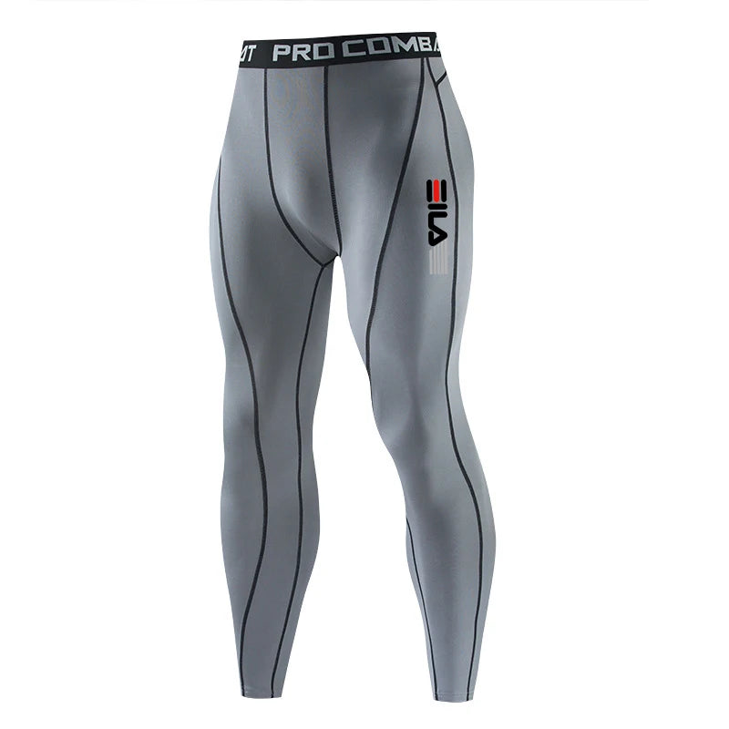 Men's Fitted Training Leggings for Gym and Running