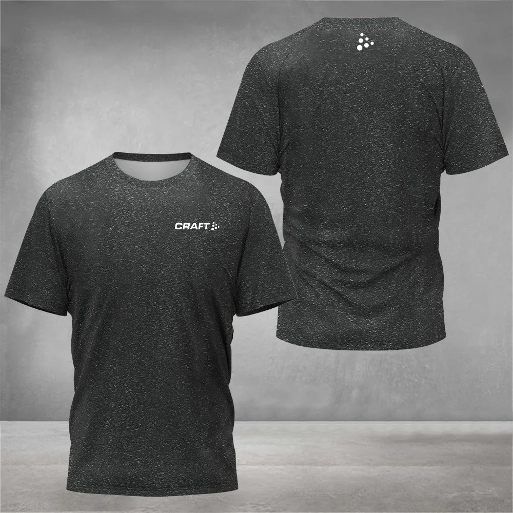 Printed Court Sports Short Sleeve T-shirt For Sports Outfits