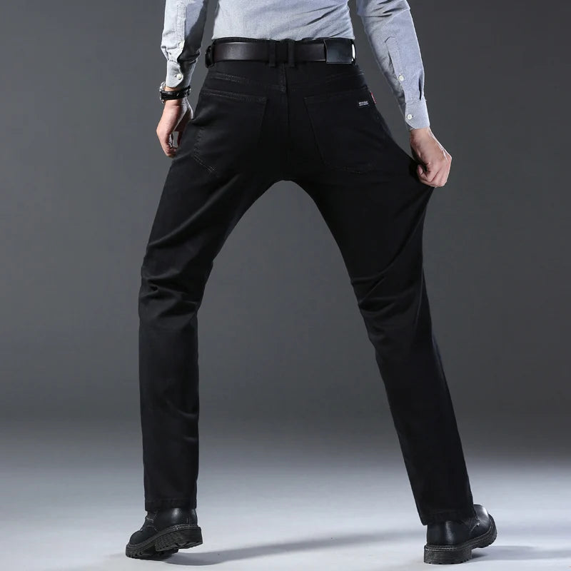 Men's Straight Leg Denim Jeans for Casual Everyday Wear