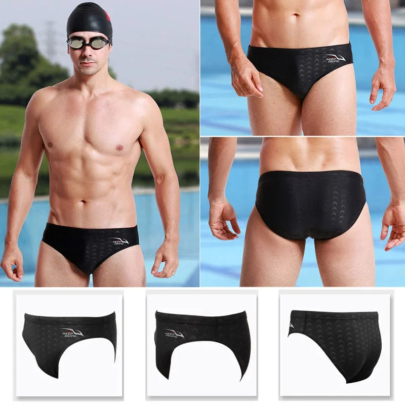 Men's Swimsuit Briefs for Pool Swimming and Summer Beach Wear