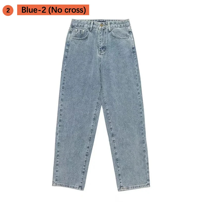 Men's Wide Leg Denim Jeans for Casual Everyday Wear