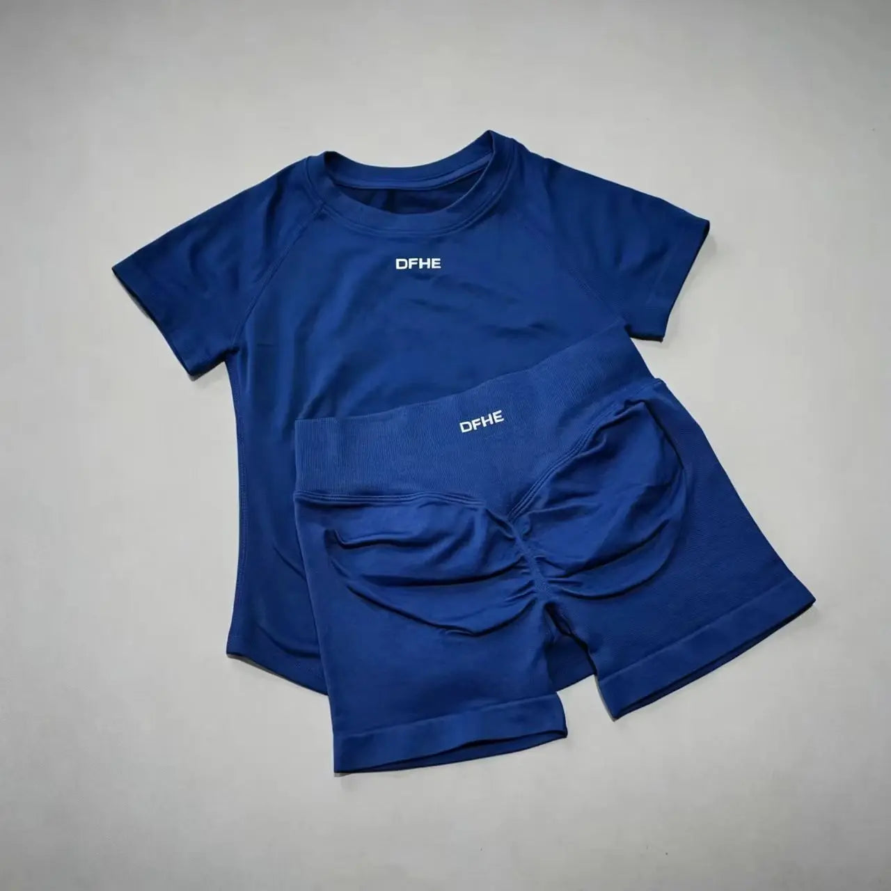 Women's Tee And Shorts Yoga Set For Workout Outfits