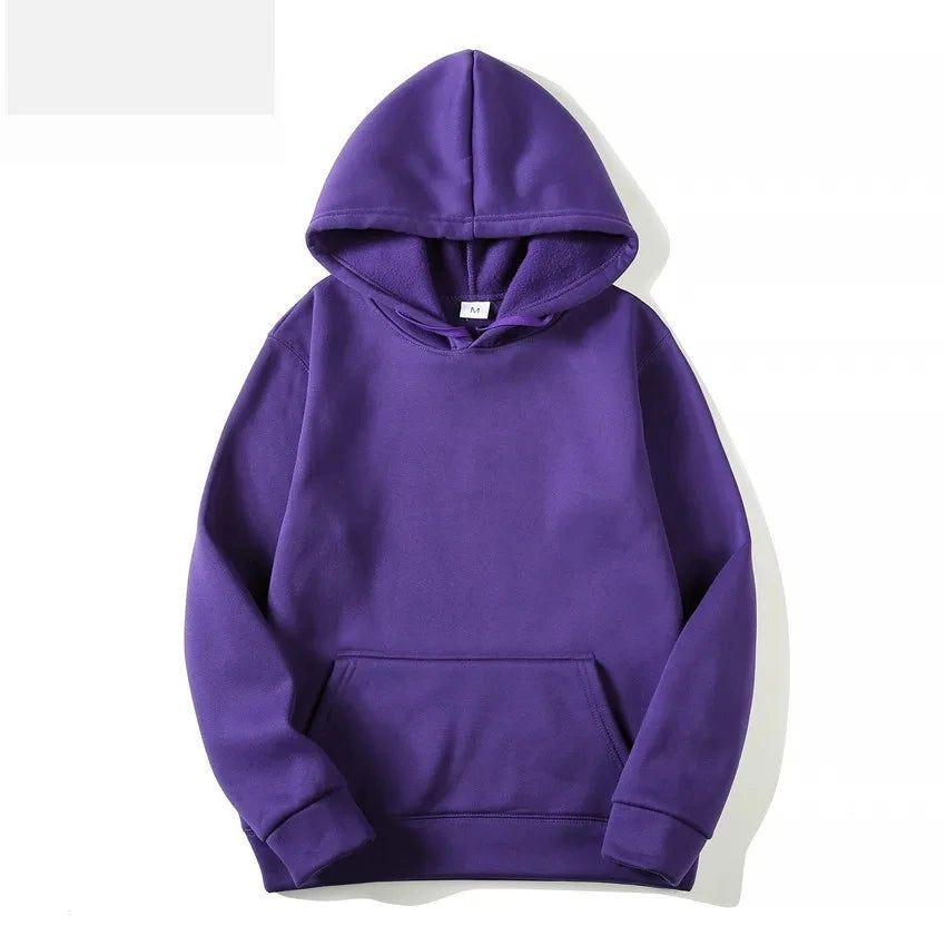 Long Sleeve Casual Hooded Sweatshirt with Relaxed Streetwear Styling