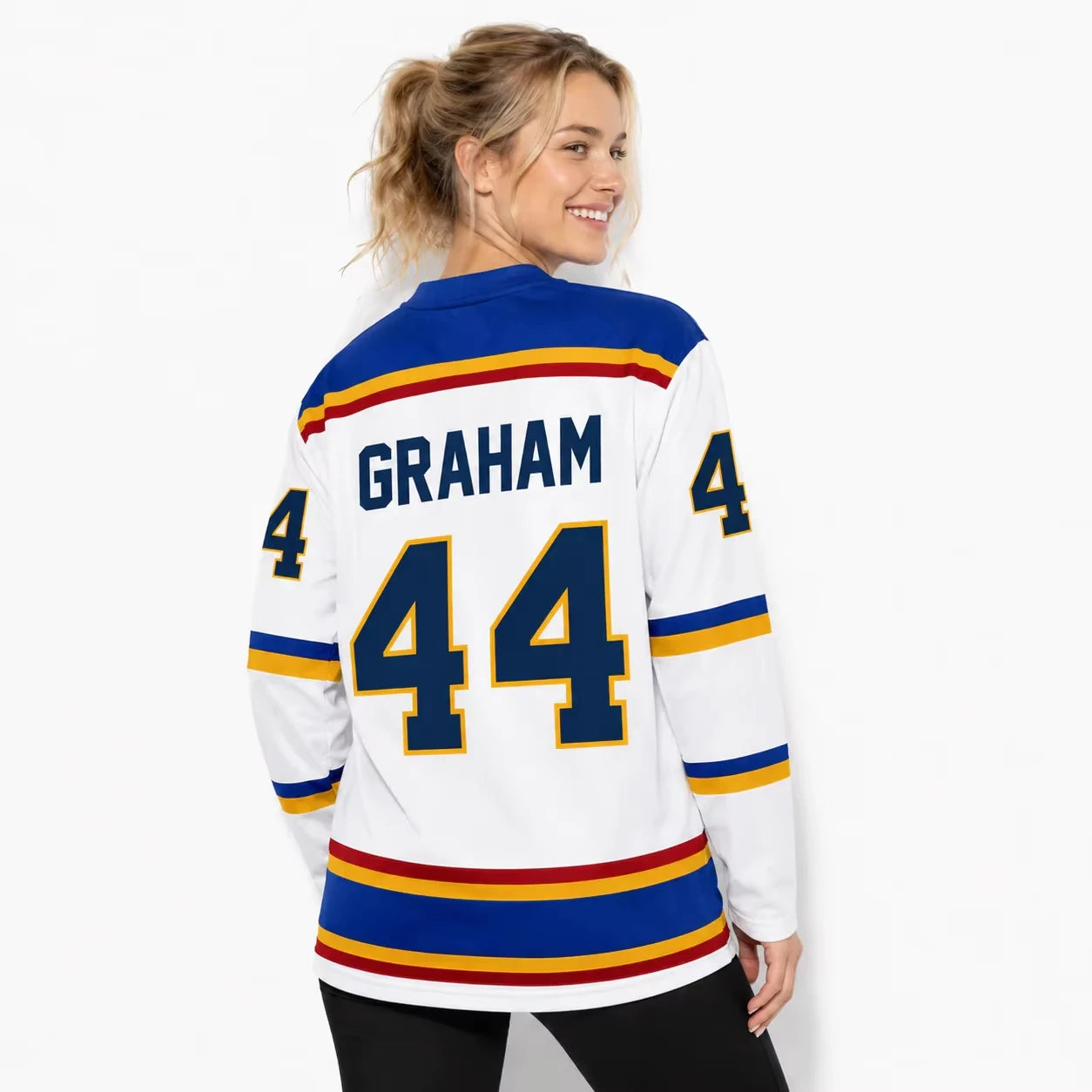 Briar University Number Graphic Long Sleeve Jersey For Sports Outfits