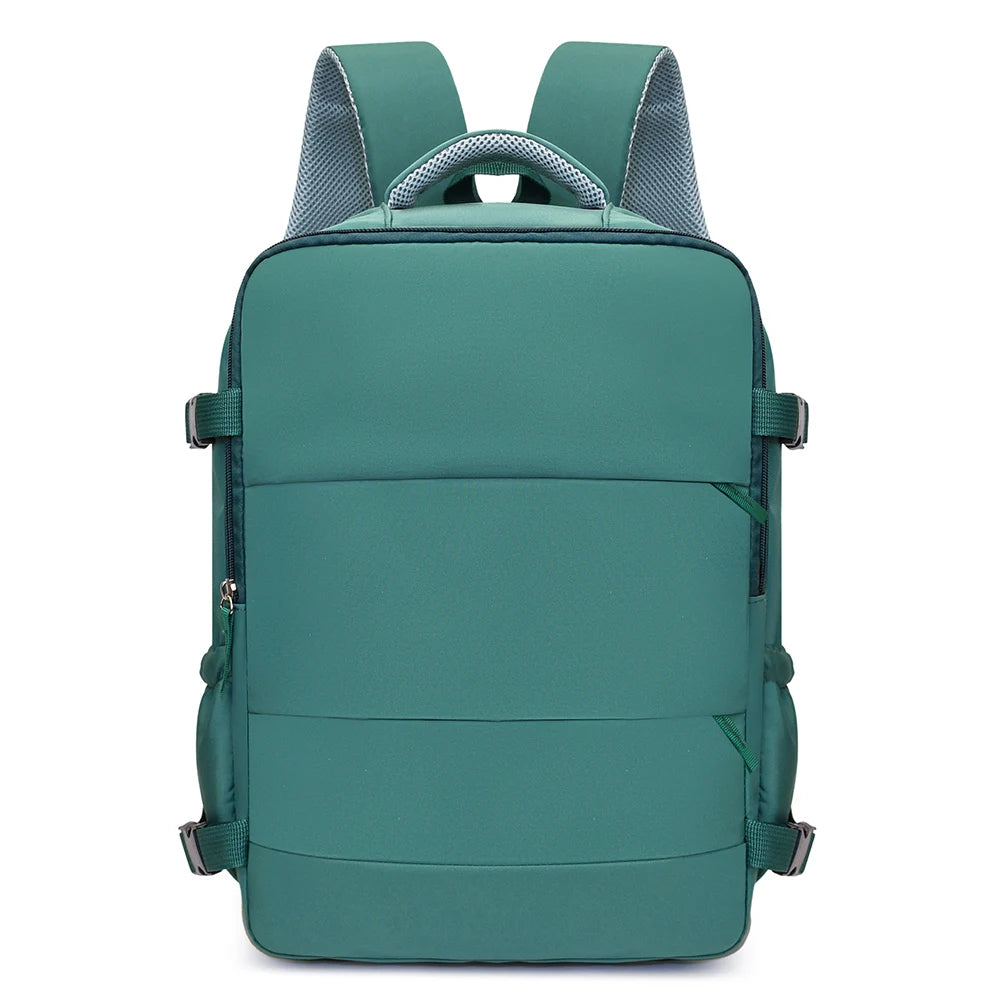 Short Trip Travel Backpack with Rectangular Shape and Laptop Compartment Design