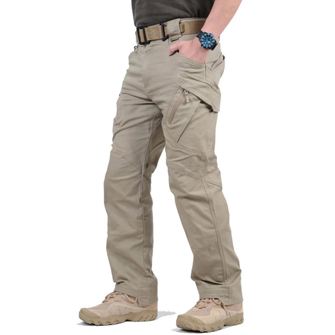 Men's Multi Pocket Zip Fly Casual Cargo Pants
