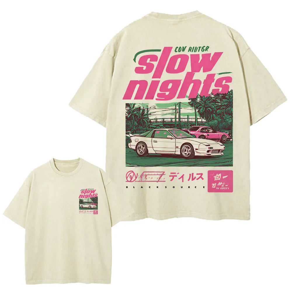 Men's Cotton Graphic T-Shirt Y2K Oversize Short Sleeve Casual Tee