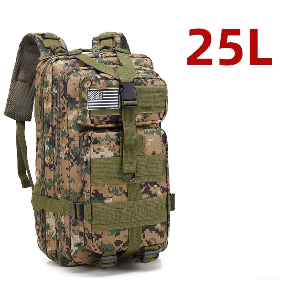 Outdoor Webbing Backpack with Original Pack Size Options