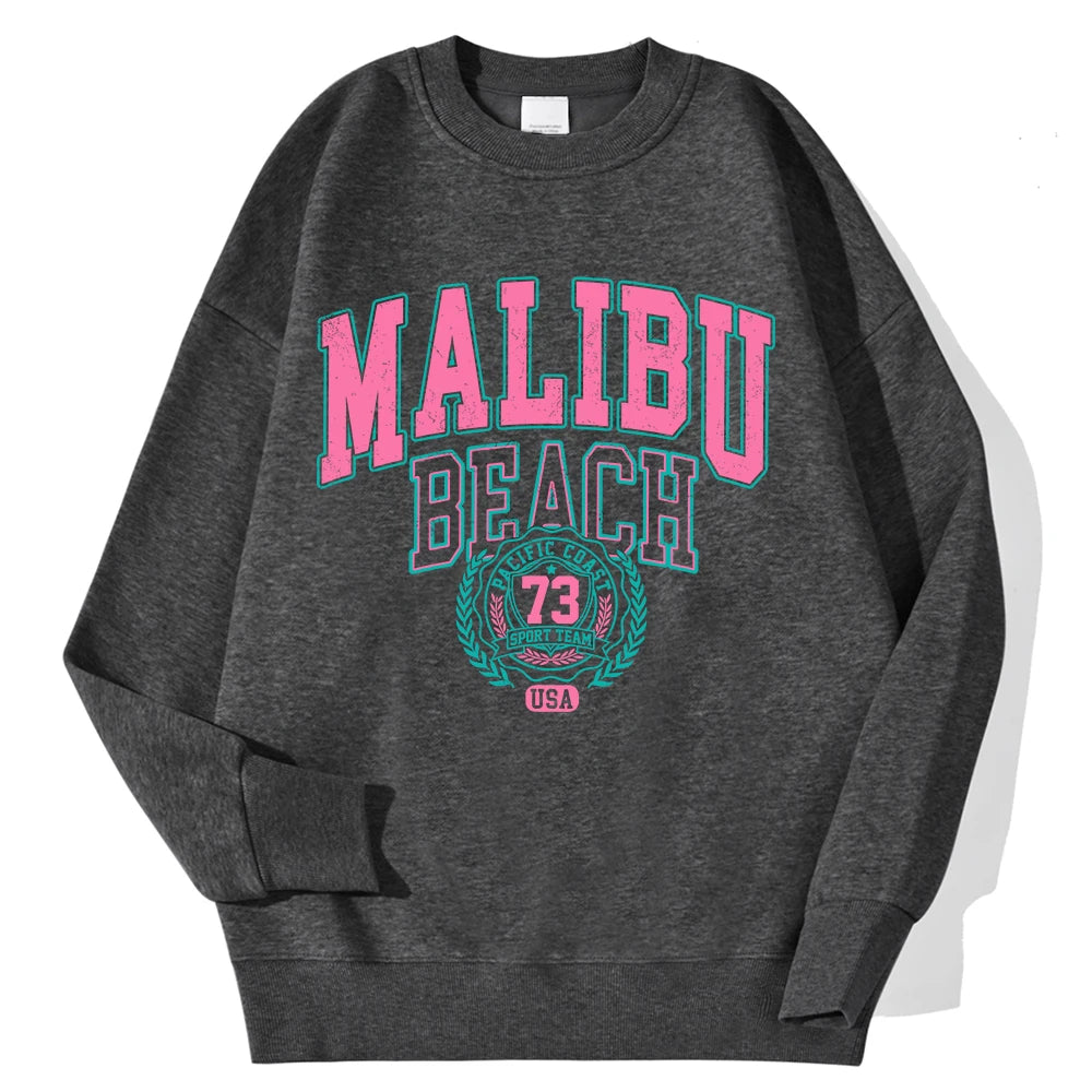 Letter Graphic Long Sleeve Pullover Casual Sweatshirt for Layering