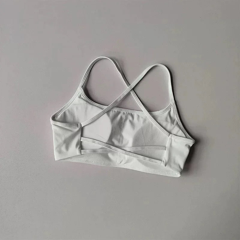 Women's Multi Strap Cross Back Sports Bra For Workout Outfits