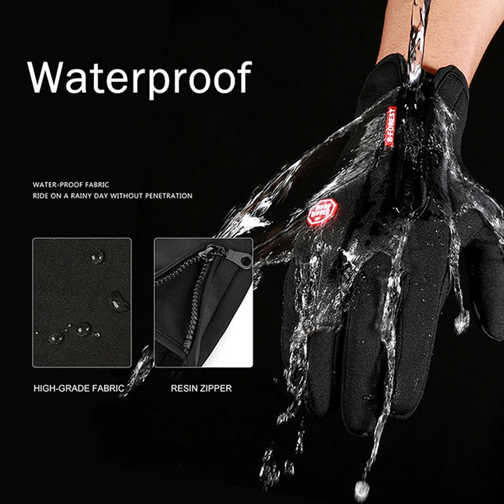 Full Finger Outdoor Gloves with Shaped Wrist Cuffs