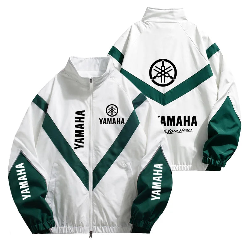 Color Block Long Sleeve Casual Streetwear Racing Style Jacket