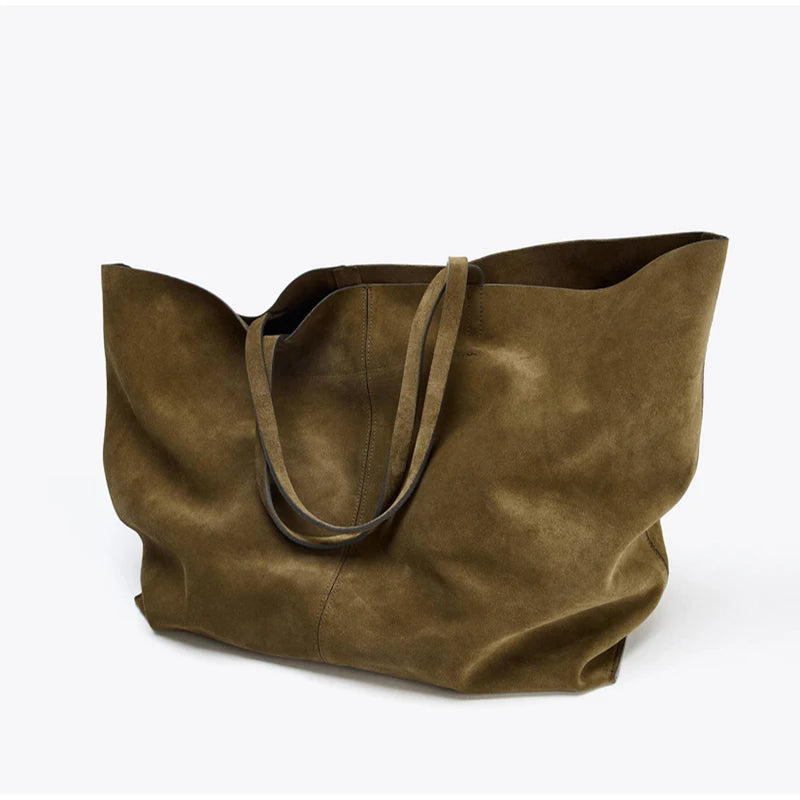 Women's Soft Shoulder Tote Bag with Carry Handles and Multiple Shapes