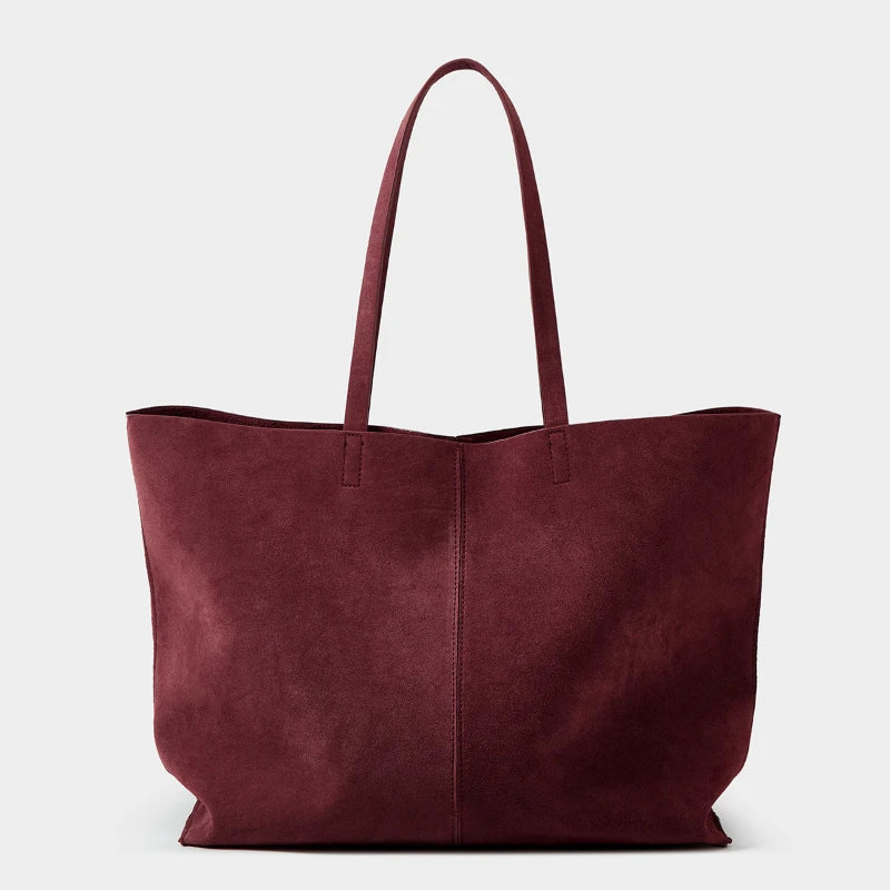 Women's Soft Shoulder Tote Bag with Carry Handles and Multiple Shapes
