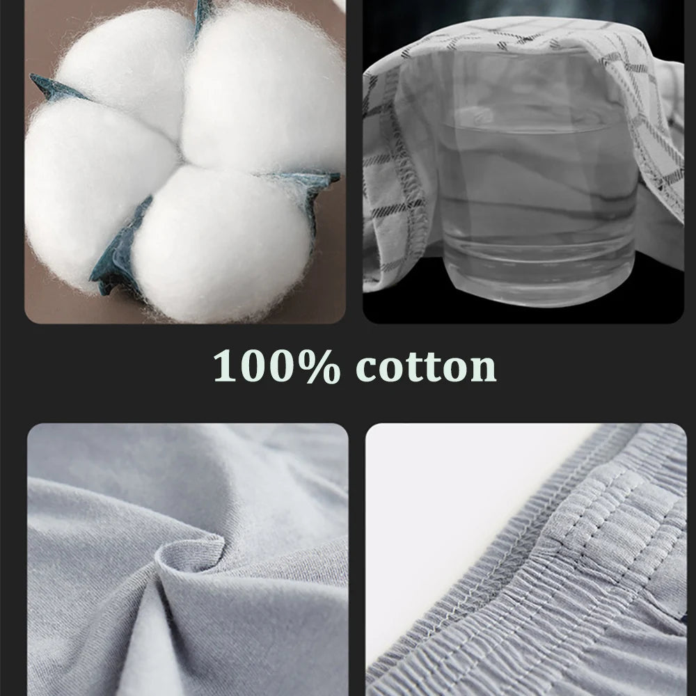 Men's Solid Button Detail Elastic Waist Boxer Style Sleep Shorts