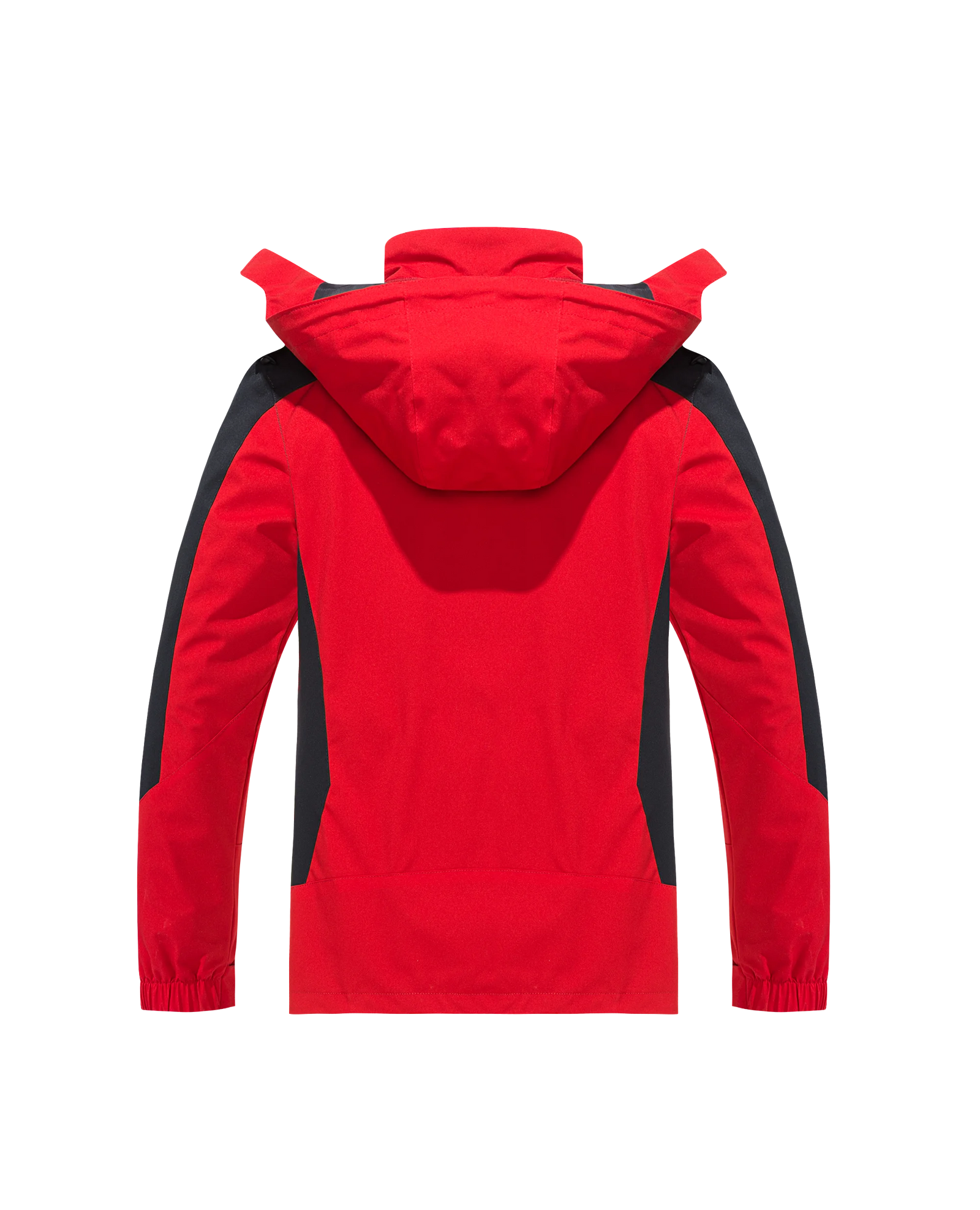 Men's Colour Block Hooded Zip Front Jacket