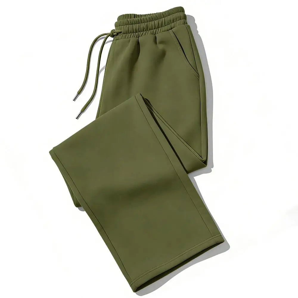 Men's Elastic Waist Loose Fit Casual Pants For Everyday Wear