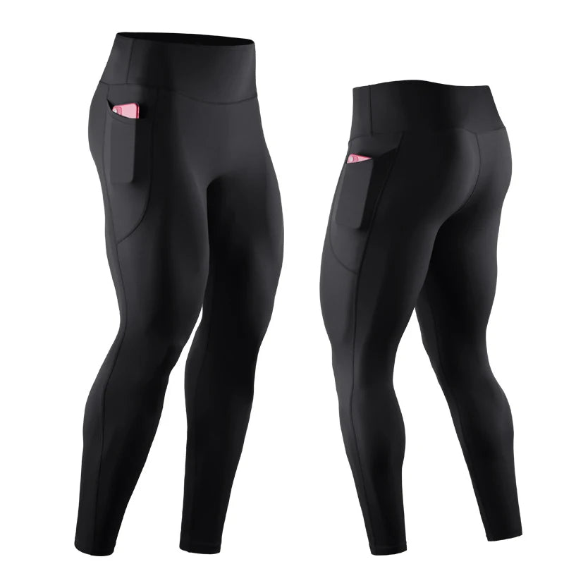 Men's Pocket Training Leggings for Gym and Running