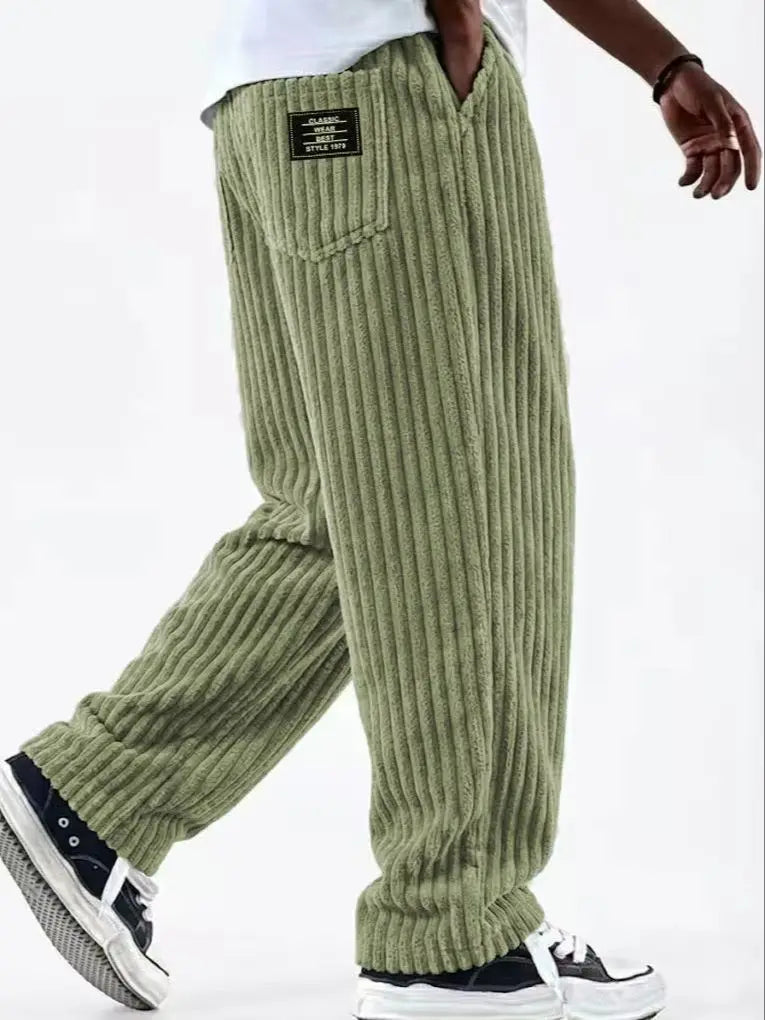 Men's Drawstring Waist Casual Pants For Everyday Wear