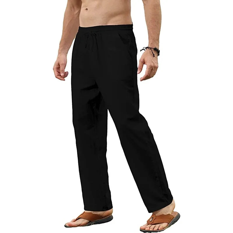 Men's Elastic Waist Casual Pants For Everyday Wear