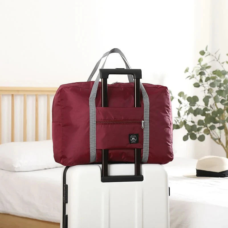 Foldable Travel Duffel Bag with Long Carry Handles