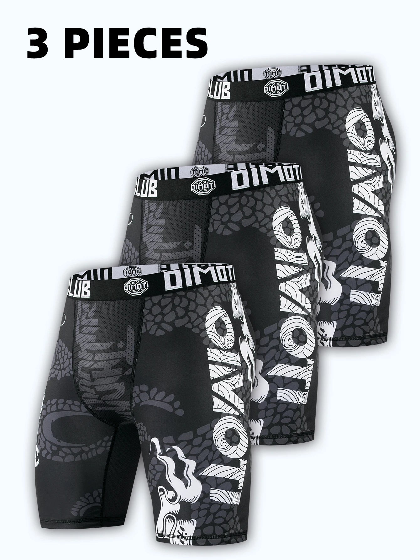 Men's Fitted Training Shorts for Gym and Running