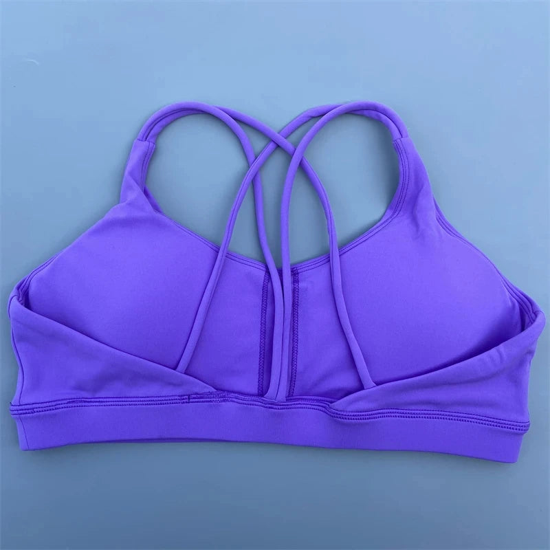 Women's Multi Strap Cross Back Sports Bra