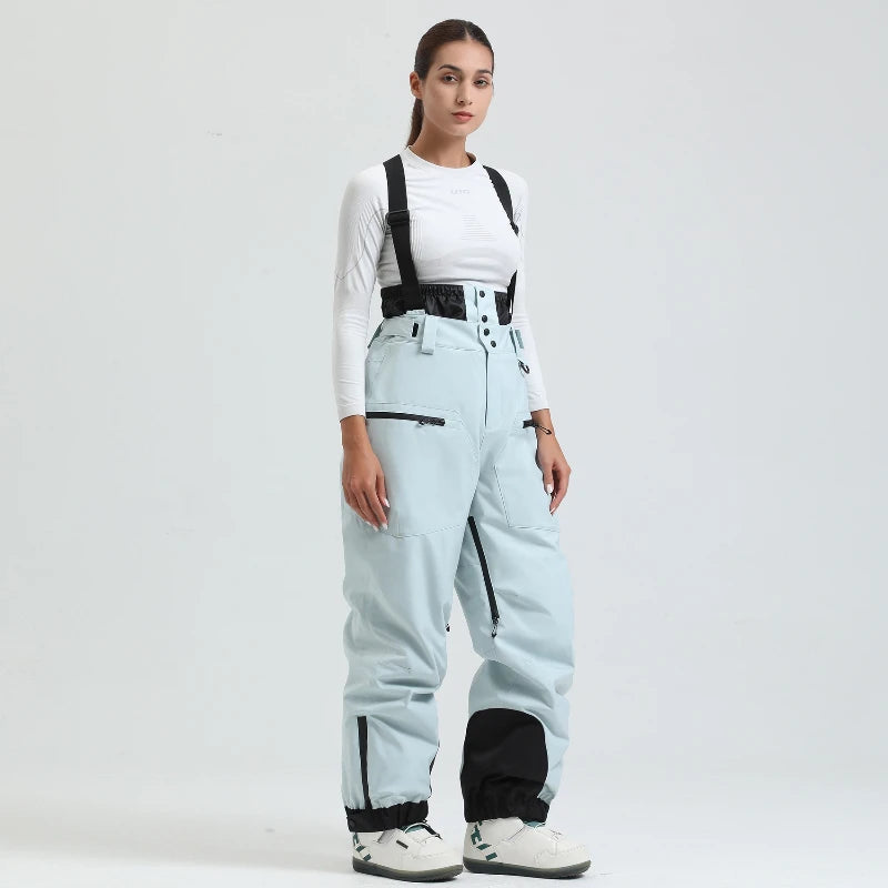 Full Length Suspender Ski and Snowboard Winter Bib Pants