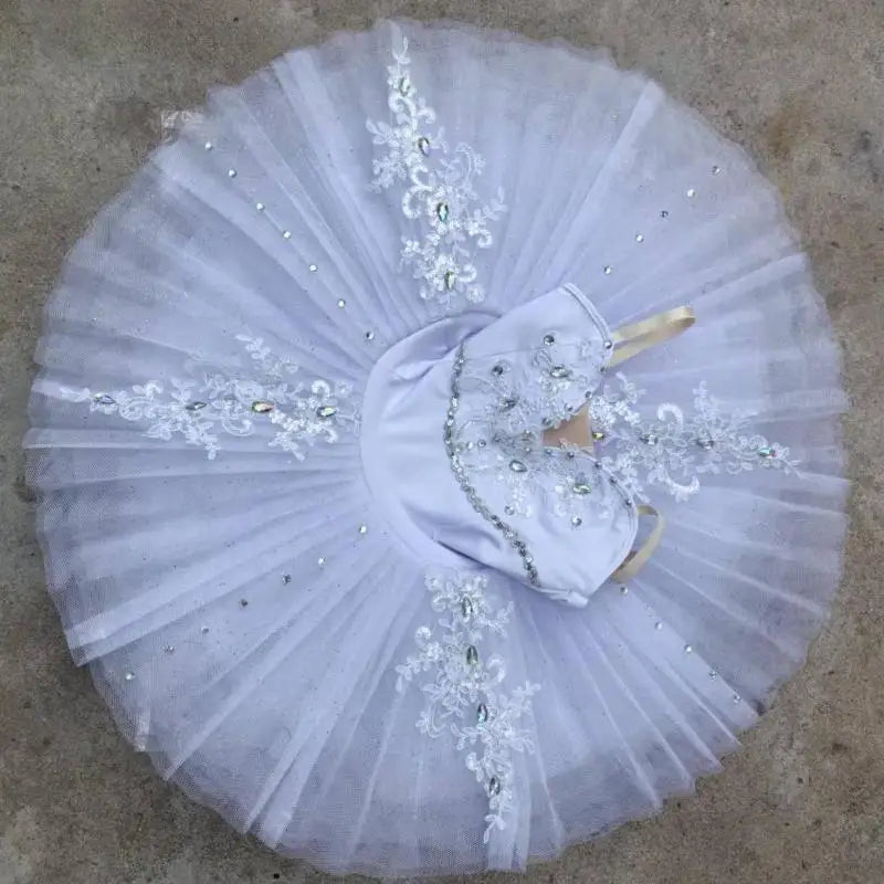 Ballet Pancake Tutu Costume with Decorated Bodice and Mixed Size Labels