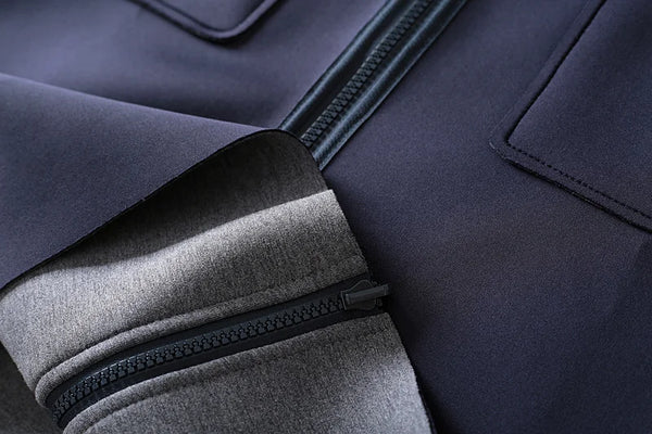 Mid Length Waistcoat Sleeveless Jackets Two Sided Wearing Contrasting Color Hooded Air Cotton Drape Vest For Women