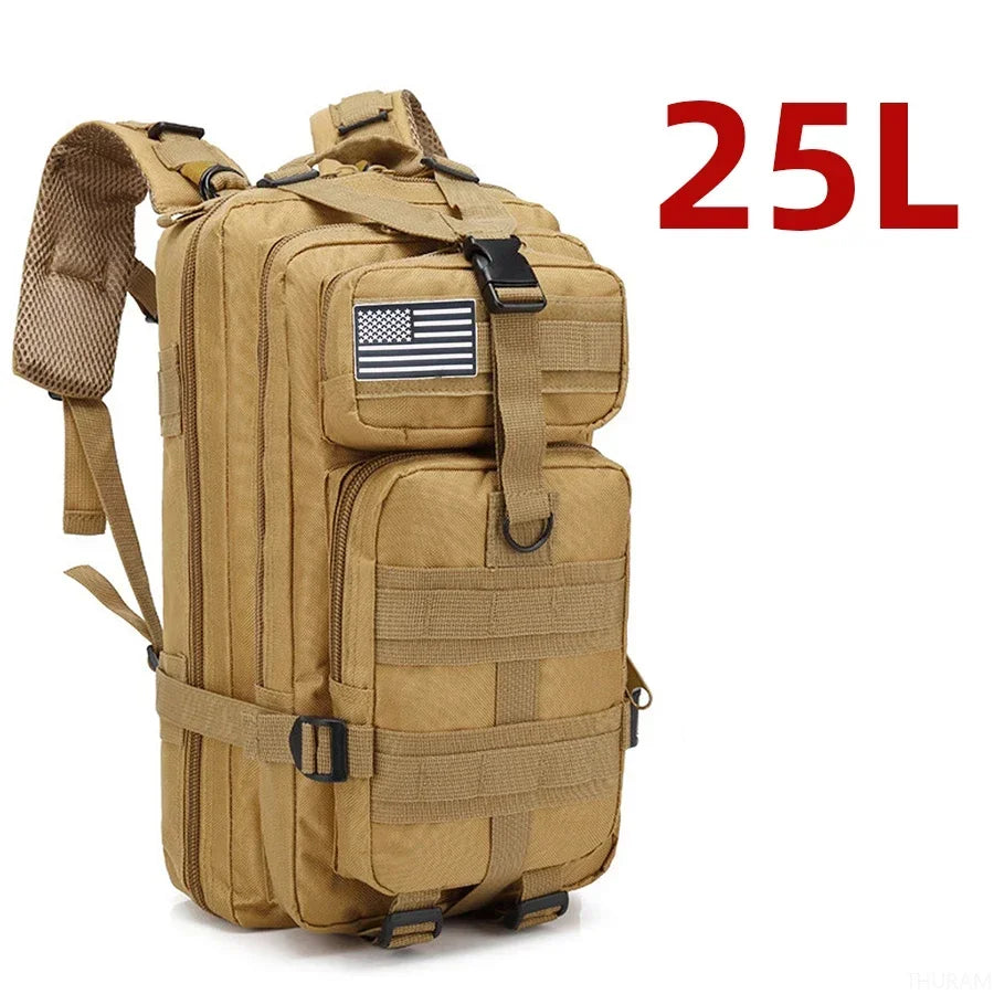 Outdoor Webbing Backpack with Original Pack Size Options