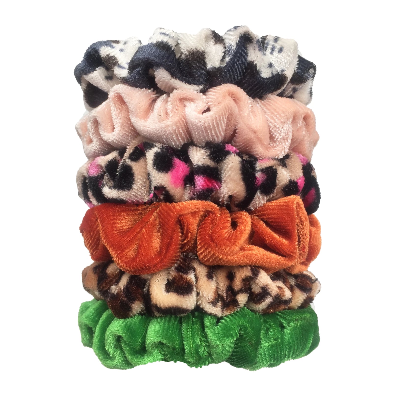 Fabric Scrunchie Elastic Hair Band for Ponytail and Bun Styling