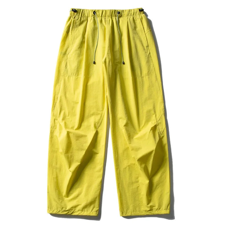 Men's Elastic Waist Loose Fit Casual Pants For Everyday Wear