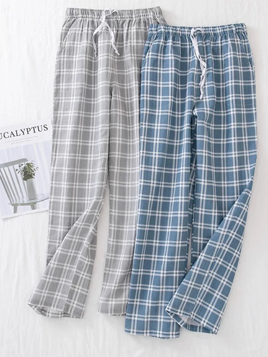 Men's Printed Elastic Waist Straight Leg Lounge Pajama Pants