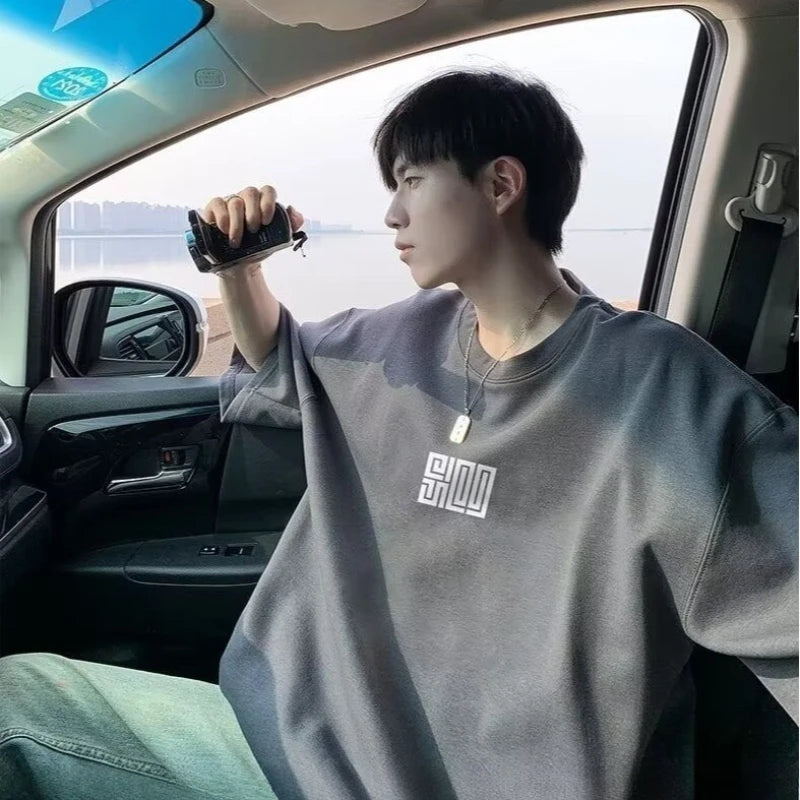 Graphic Crew Neck Short Sleeve Casual Pullover T Shirt
