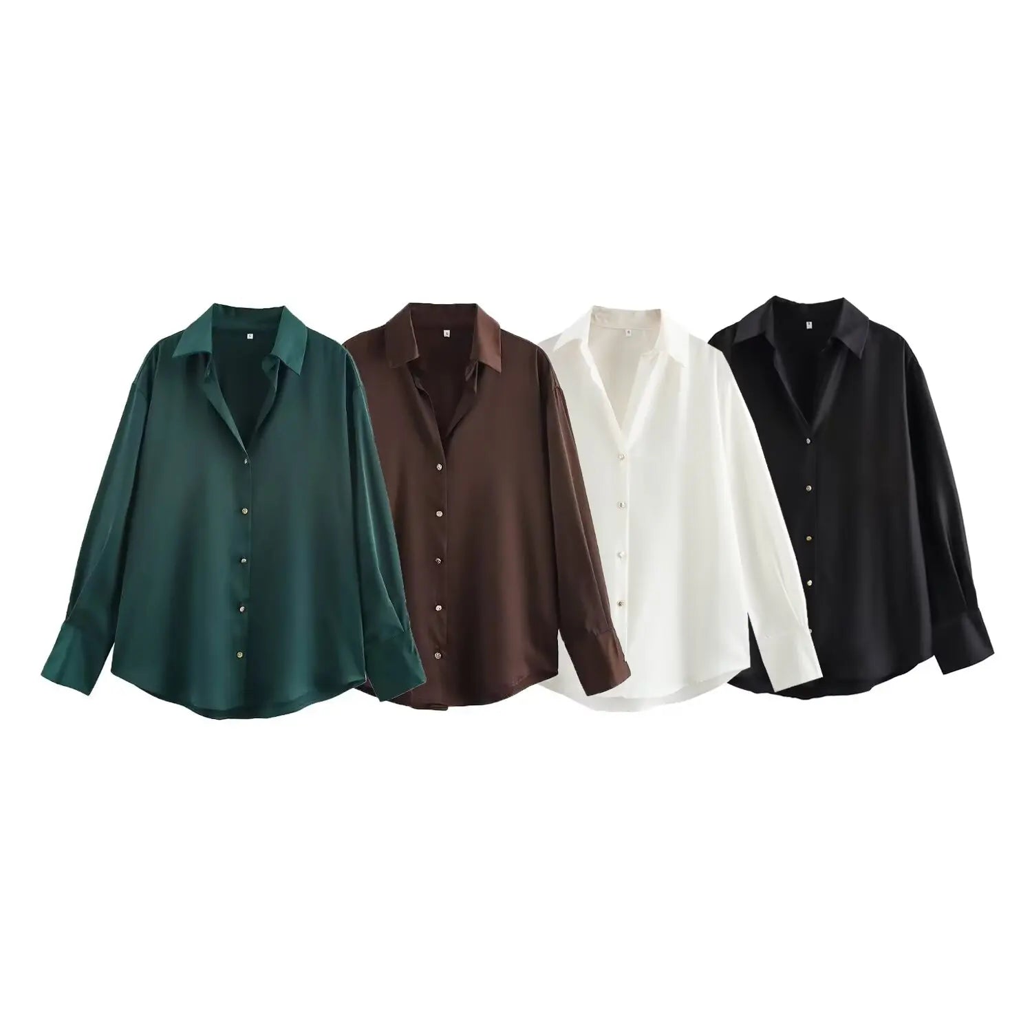 Women's Collared Long Sleeve Shirt