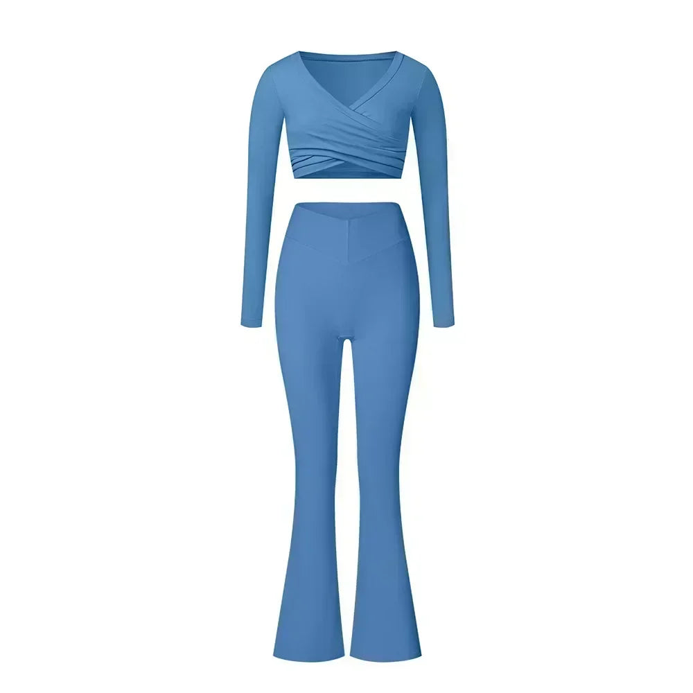 Women's Zip-Front Yoga Workout Set