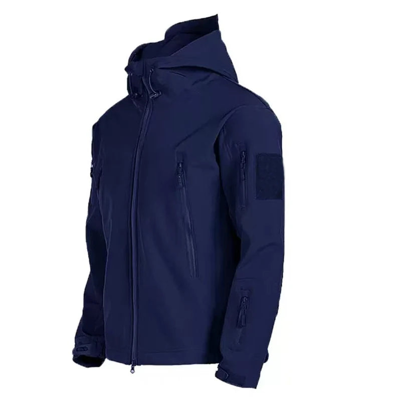 Men's Hooded Zip Front Jacket with Separate Trouser Options